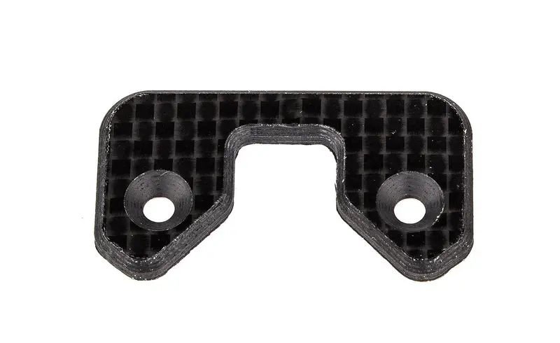 Team Associated - Factory Team Rc10 One-Piece Rear Carbon Fiber Wing Button 1