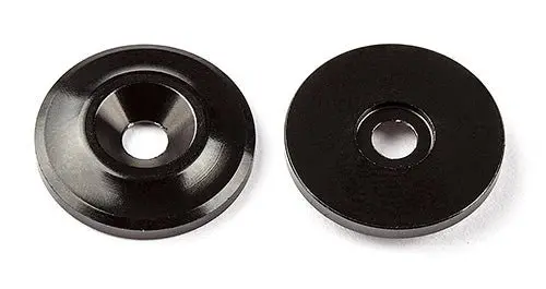 Team Associated - Factory Team Wing Buttons, Black 1
