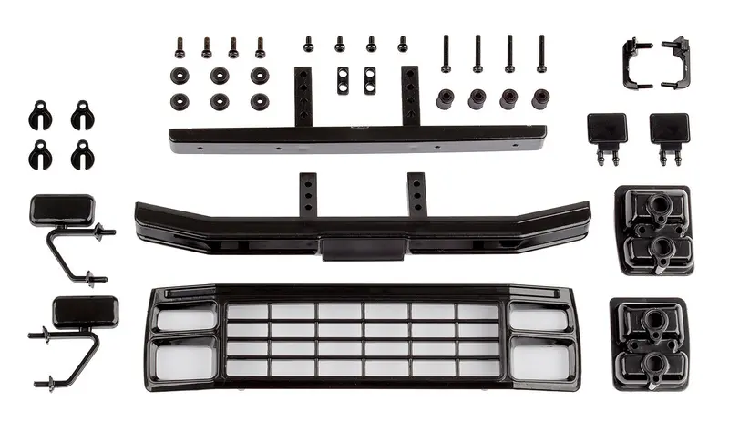 Team Associated - Ford F150 Black Grill And Accessories Set, For Cr12 1
