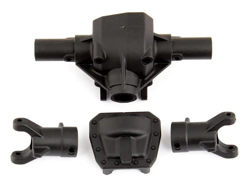 Team Associated - Front Axle Housing And Hubs, For Cr12 1