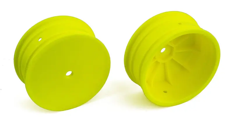 Team Associated - Front Wheels, 12Mm Hex 4Wd Front 2.2In Wheels, Yellow 1