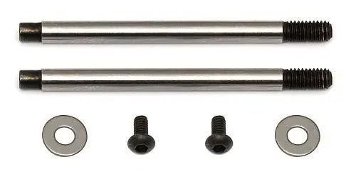Team Associated - Ft 3 X 21 Shock Shaft (V2) Chrome For #91576 1