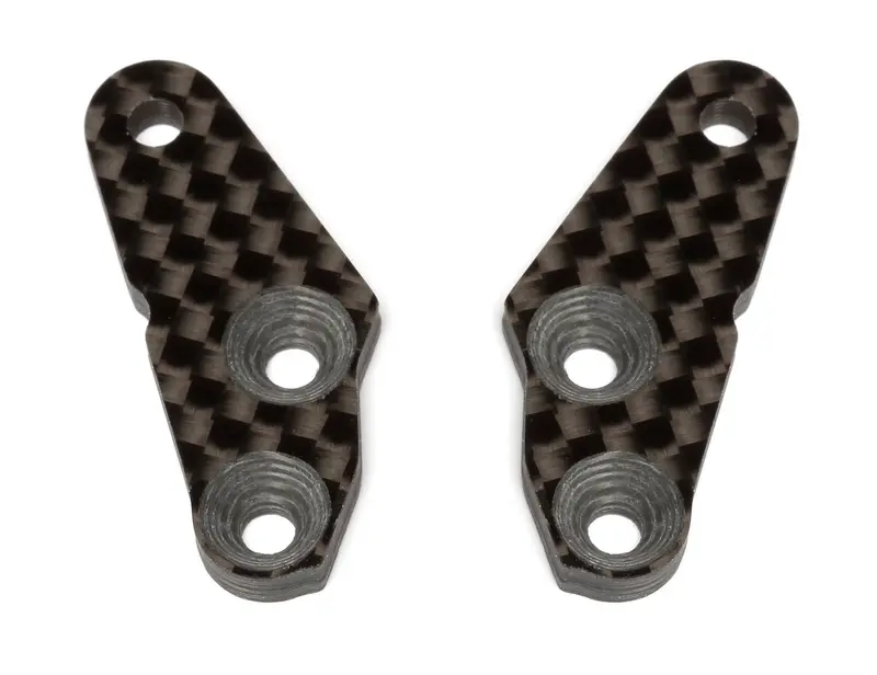 Team Associated - Ft Rc8b3 Steering Block Arms, +2 Graphite, Pair 1
