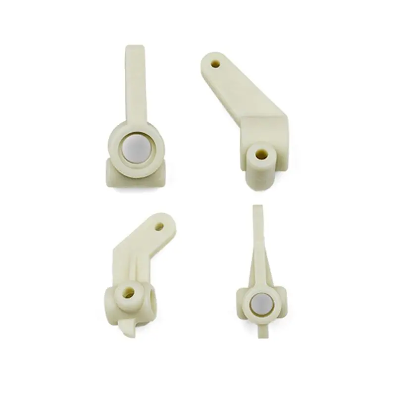 Team Associated - Inline Steering Blocks And Rear Hub Carriers 0 Deg., White 1