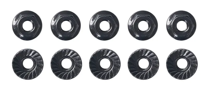 Team Associated - M4 Low Profile Serrated Steel Wheel Nuts 1