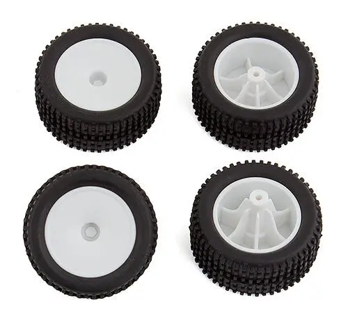 Team Associated - Mounted Wheels And Tires, For Rc28t 1