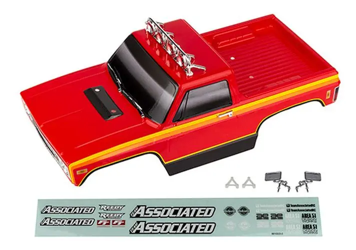 Team Associated - Mt12 Red Rtr Body Set, Painted 1