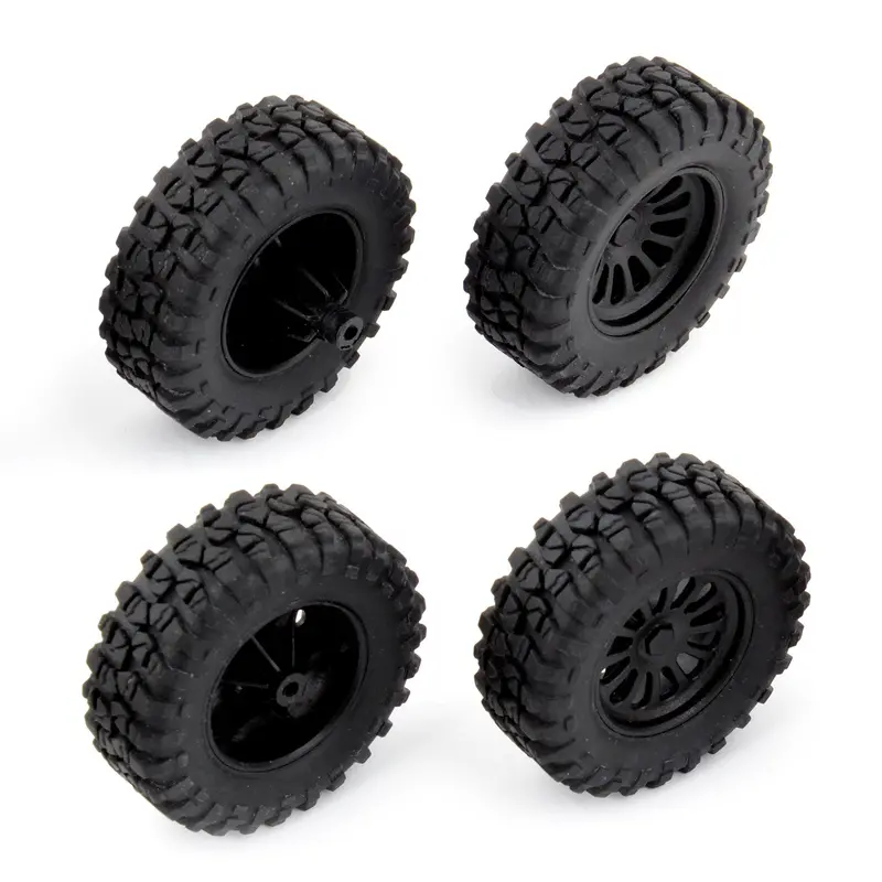 Team Associated - Mt28 Front And Rear Wheels, And Tires, Mounted 1
