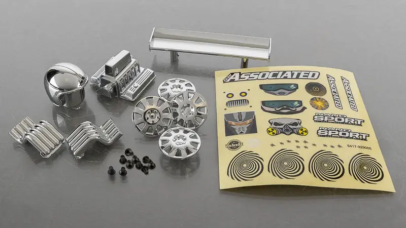 Team Associated - Nanosport Race Pack, Chrome 1