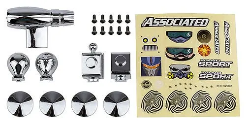 Team Associated - Nanosport Space Pack, Chrome 1