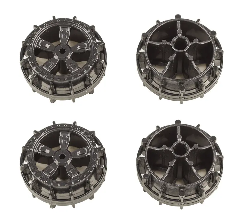 Team Associated - Nanosport Wheels, Black 1