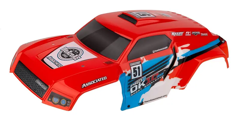 Team Associated - Pro2 Dk10sw Desert Buggy Body, Orange 1