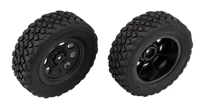 Team Associated - Pro2 Lt10sw Front Wheels And Tires, Mounted 1