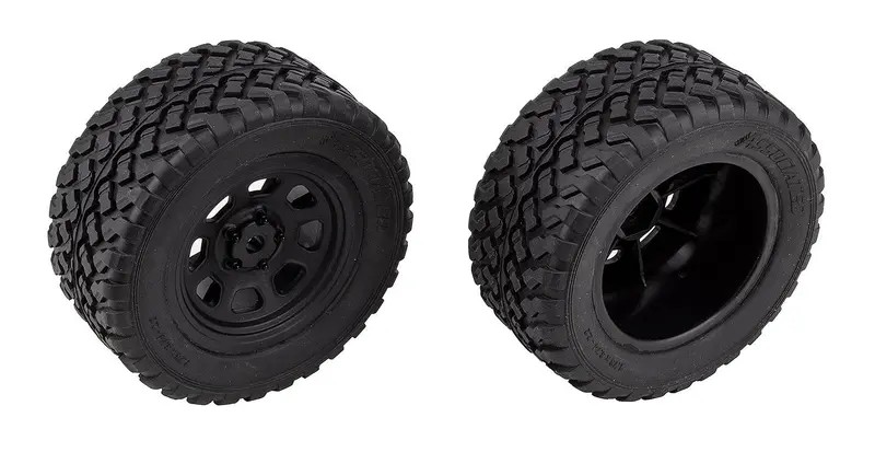 Team Associated - Pro2 Lt10sw Rear Wheels And Tires, Mounted 1