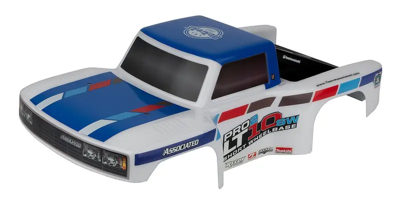 Team Associated - Pro2 Lt10sw Truck Body, Blue / White 1