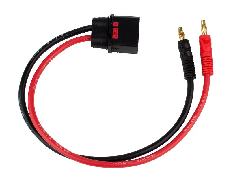 Team Associated - Qs8 350Mm Charge Lead, 4Mm 1