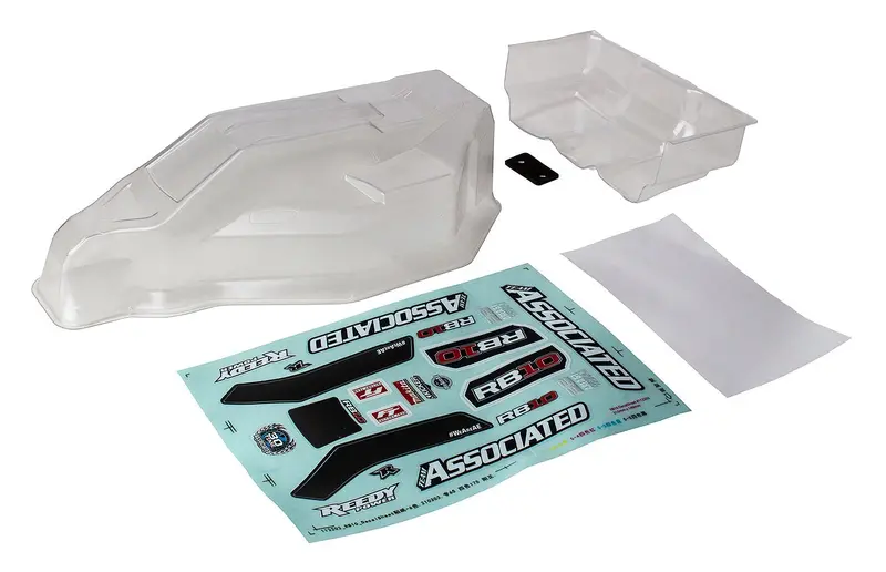 Team Associated - Rb10 Body And Wing, Clear 1