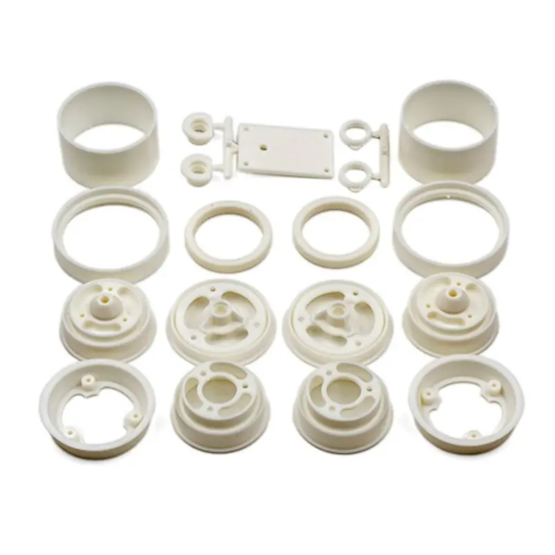 Team Associated - Rc10 Wheels, Front And Rear, White 1