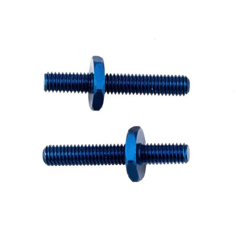 Team Associated - Rc10b6.3 Factory Team  Aluminum Battery Strap Shoulder Screw, Blue 1