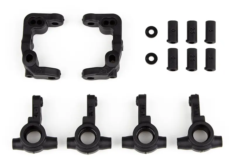 Team Associated - Rc10b6.4 - 1Mm Scrub Caster And Steering Blocks 1