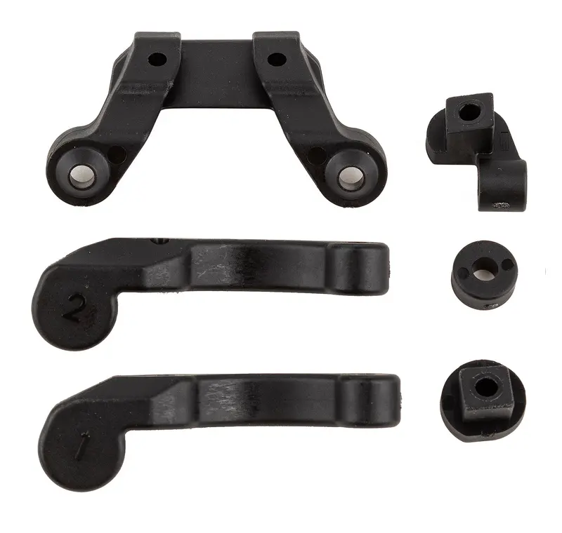 Team Associated - Rc10b6.4 Front Wing Mount, Fan Mounts, And Battery Brace Shim Set 1