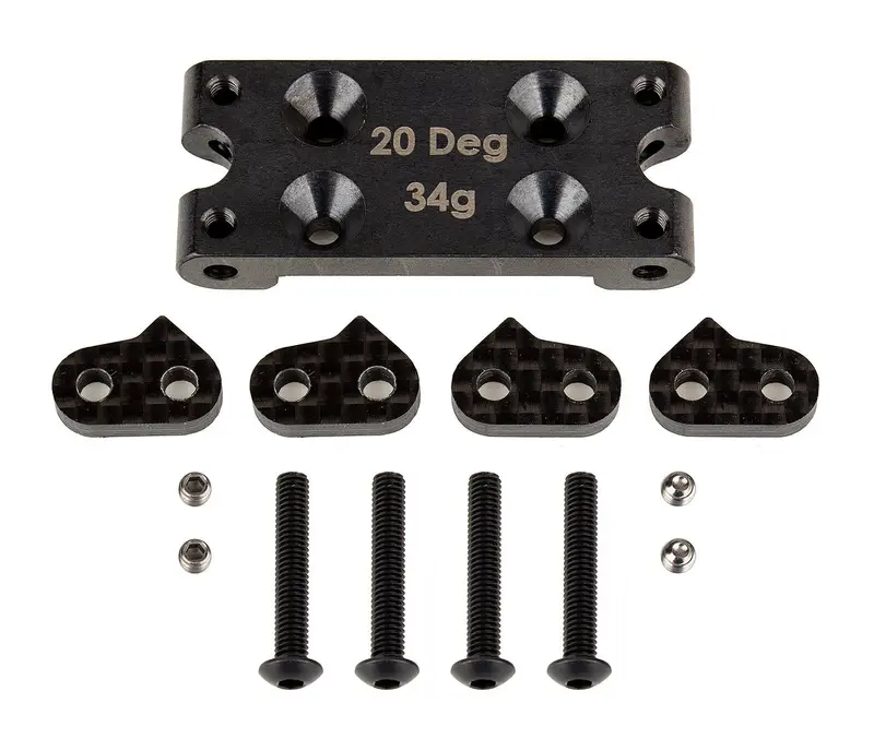 Team Associated - Rc10b6 Factory Team Steel Bulkhead; 20 Degrees 1