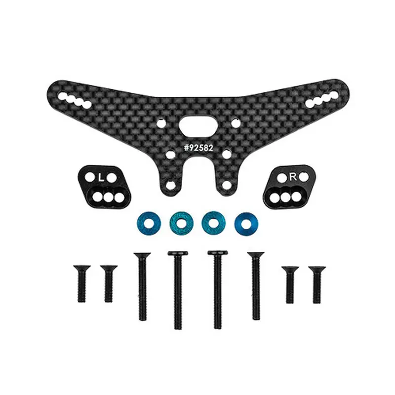 Team Associated - Rc10b7.1 Ft Gull Dropper And Rear Shock Tower Conversion Set, -2Mm 1