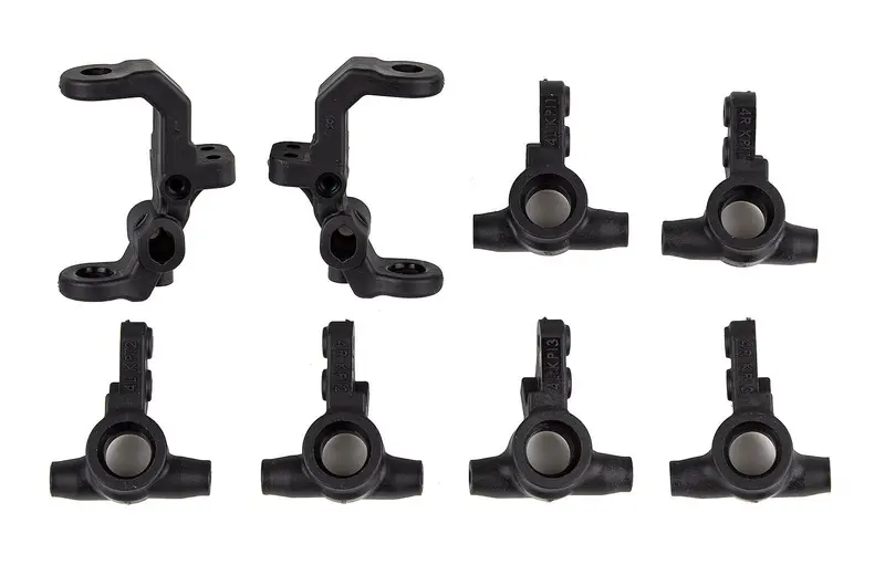 Team Associated - Rc10b7 Caster And Steering Blocks 1