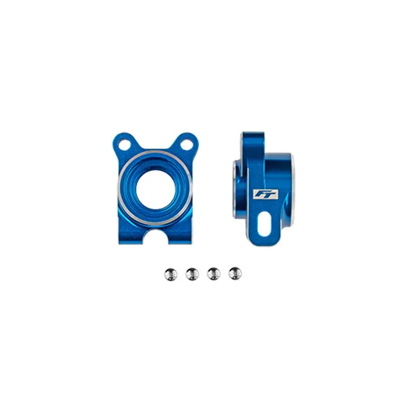 Team Associated - Rc10b7 Ft Aluminum Rear Hubs, -4 Offset, Blue 1