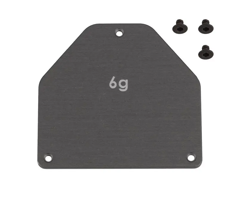 Team Associated - Rc10b7 Ft Aluminum Servo Weight Plate, 6G 1