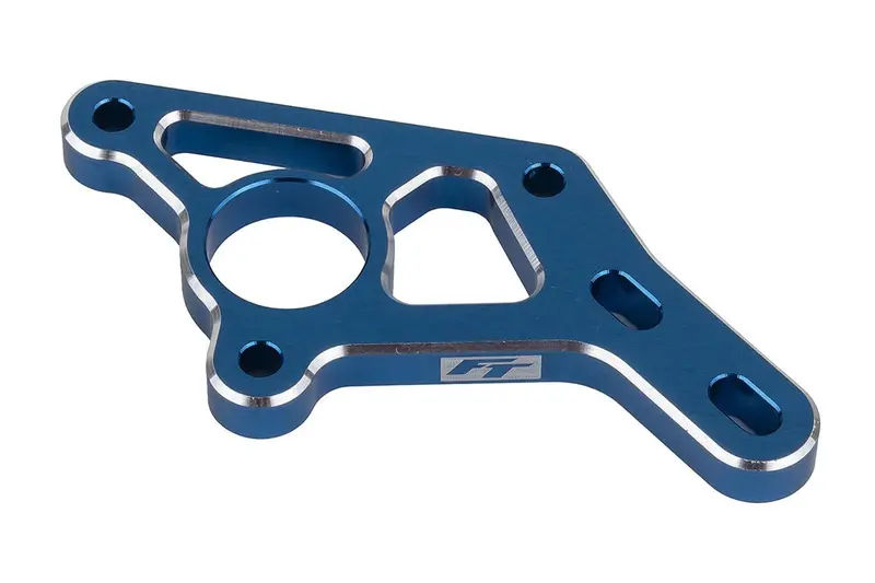 Team Associated - Rc10b7 Ft Motor Mount, Blue Aluminum 1