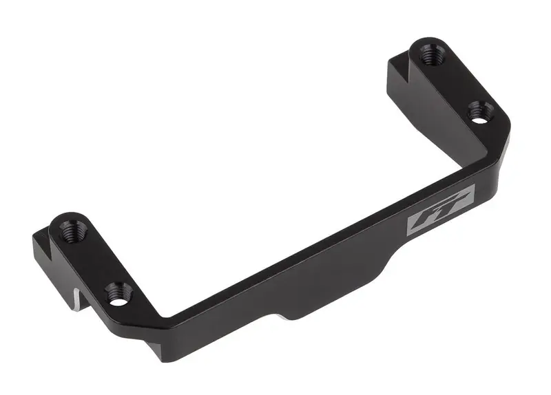 Team Associated - Rc10b7 Ft One-Piece Servo Mount, Black Aluminum 1