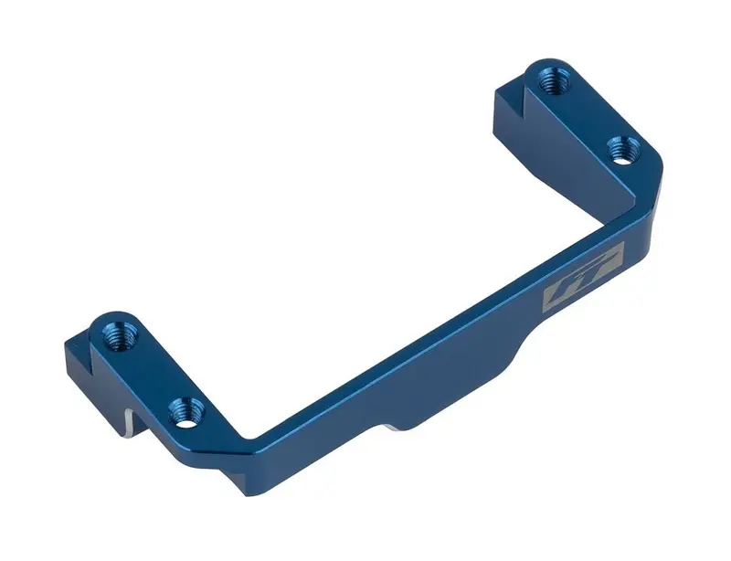 Team Associated - Rc10b7 Ft One-Piece Servo Mount, Blue Aluminum 1