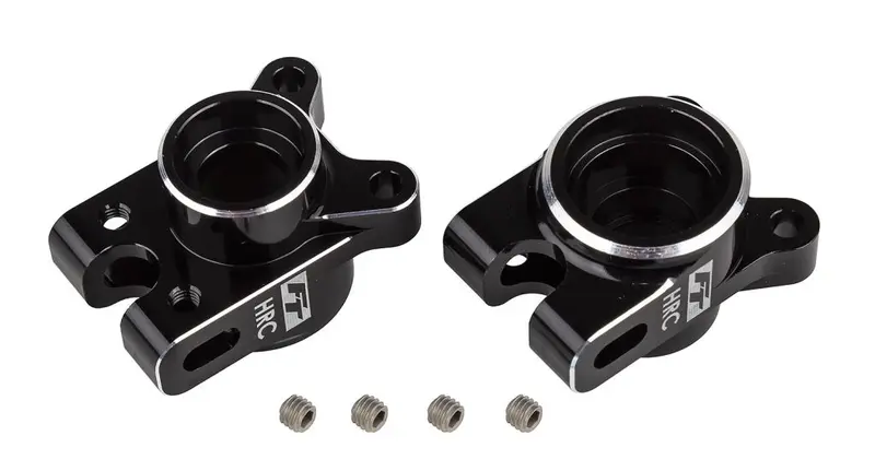 Team Associated - Rc10b7 Ft Rear Hub Set, Hrc, Black 1