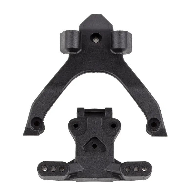 Team Associated - Rc10b7 Ft Top Plate And Ballstud Mount, Carbon 1