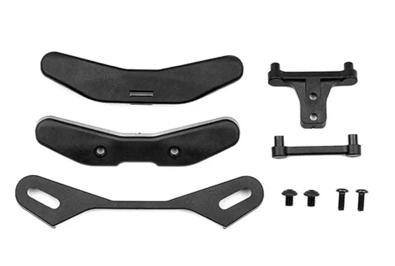 Team Associated - Rc10b7 Shock Tower Cover And Upper Wing Mount Set 1