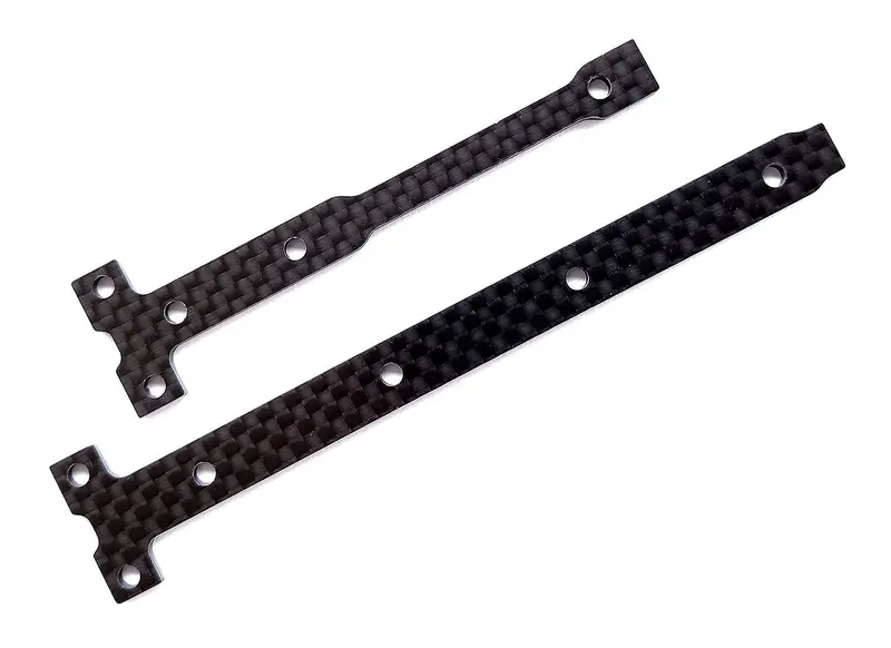 Team Associated - Rc10b74.1 Factory Team Chassis Brace Support Set, 2.0Mm, Carbon Fiber 1