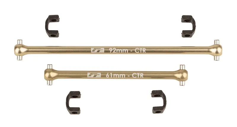 Team Associated - Rc10b74.2 Ft Center Dogbone Set, Aluminum 1
