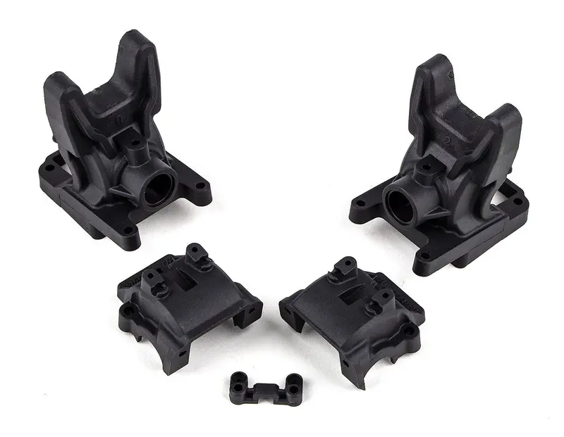 Team Associated - Rc10b74.2 Ft Front Gearboxes, 0 And 2 Diff Heights, Carbon 1