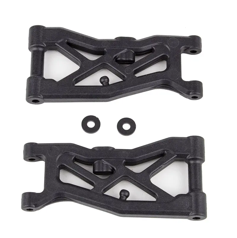 Team Associated - Rc10b74.2 Ft Front Suspension Arms, Gull Wing, Carbon 1