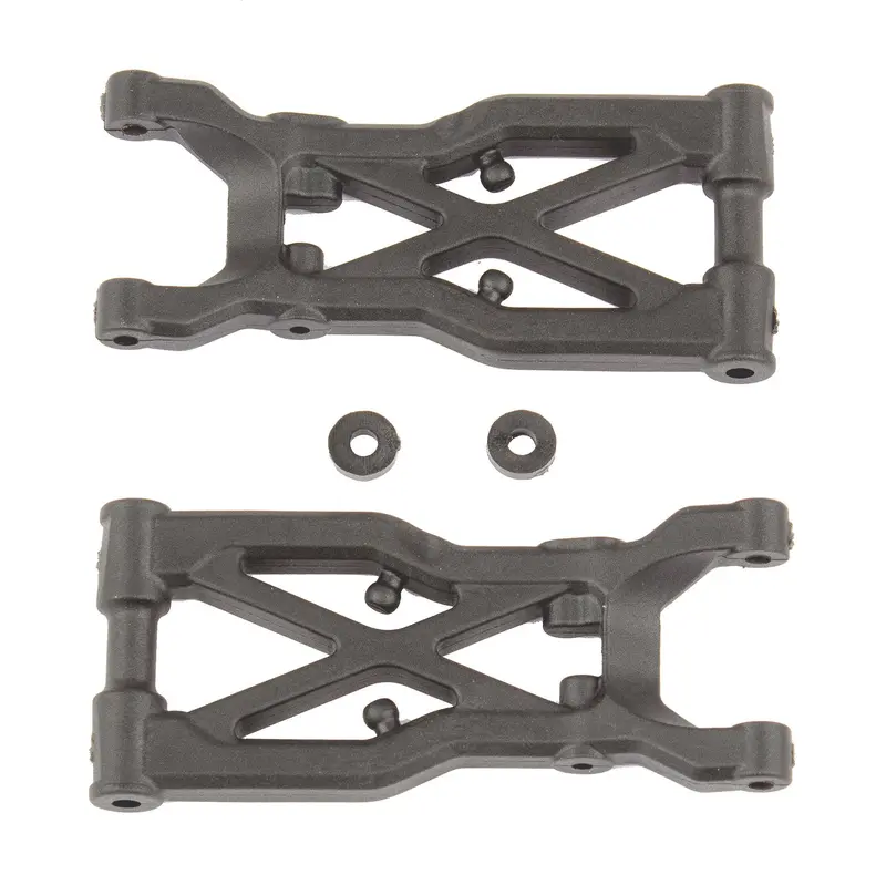 Team Associated - Rc10b74 Factory Team Rear Suspension Arms, Carbon Fiber 1
