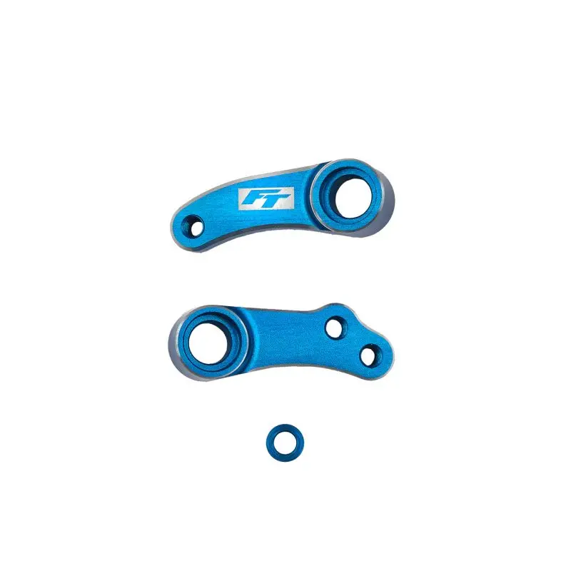 Team Associated - Rc10b84 Ft Aluminum Steering Bellcranks, Blue 1