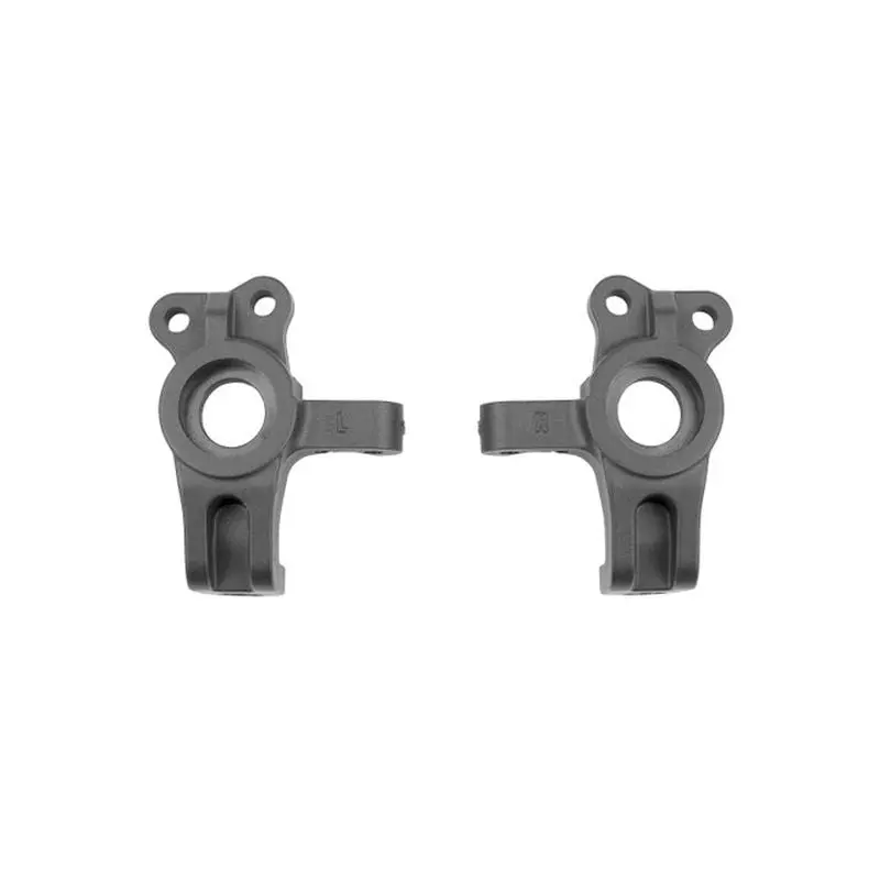Team Associated - Rc10b84 Ft Carbon Steering Blocks, Adjustable Kpi 1