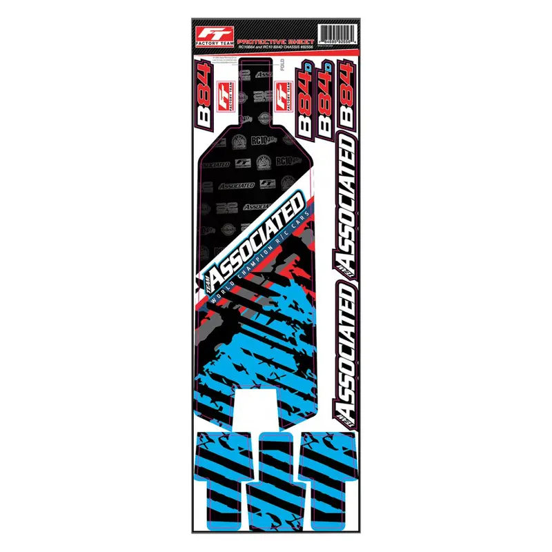 Team Associated - Rc10b84 Ft Chassis Protective Sheet 1