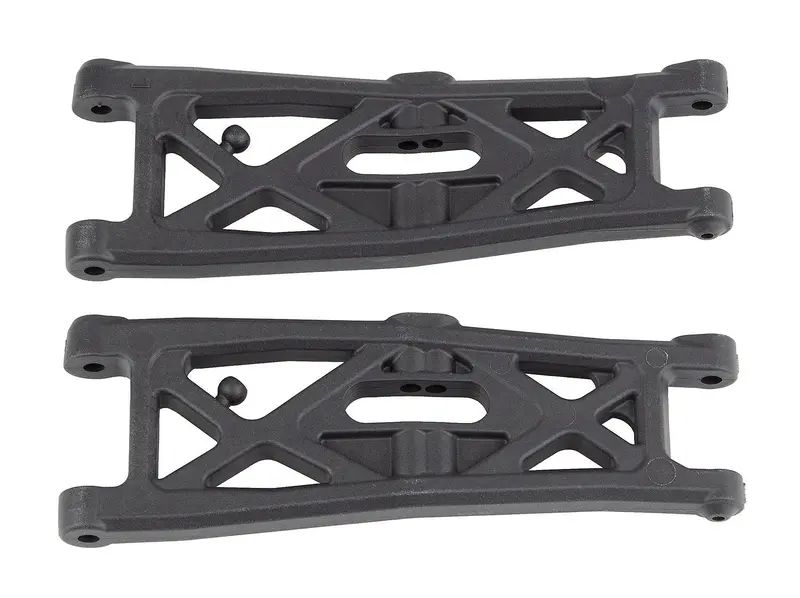 Team Associated - Rc10t6.2 Factory Team Front Suspension Arms, Gull Wing, Carbon Fiber 1