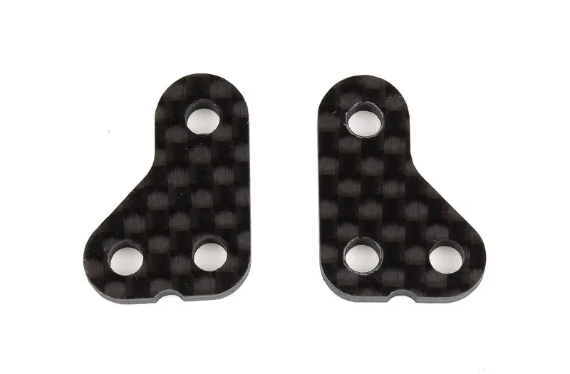 Team Associated - Rc10t6.2 Steering Arm, +1Mm, Carbon Fiber 1