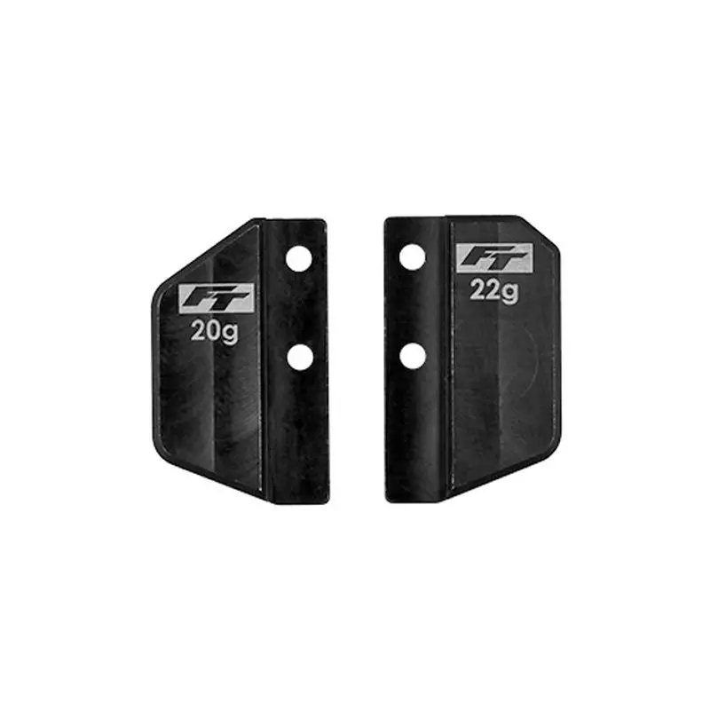 Team Associated - Rc10tc8 Ft Steel Front And Rear Battery Weight Set, 42G 1