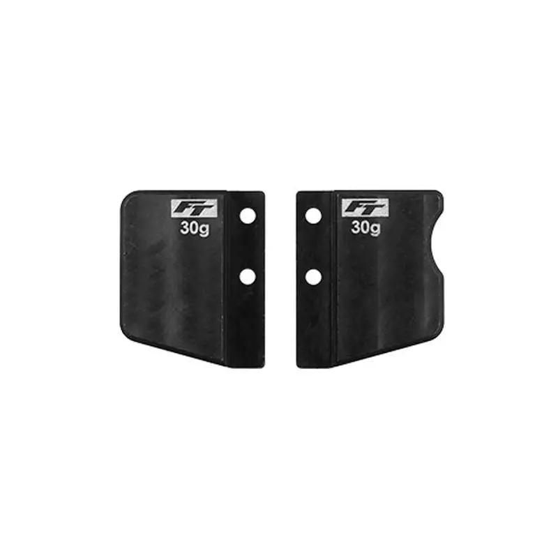 Team Associated - Rc10tc8 Ft Steel Front And Rear Short Battery Weight Set, 60G 1