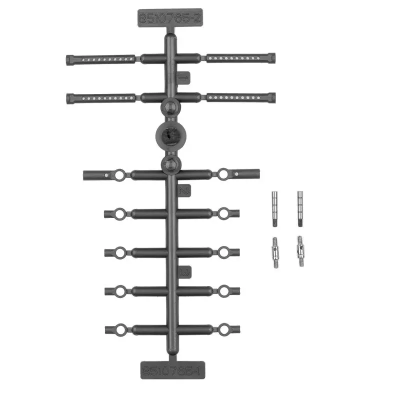 Team Associated - Rc28r Turnbuckle And Damper Tube Set 1