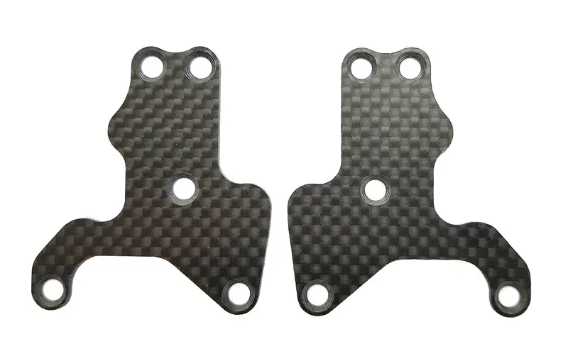 Team Associated - Rc8b3.2 Factory Team Front Suspension Arm Inserts, Carbon Fiber, 1.2Mm 1